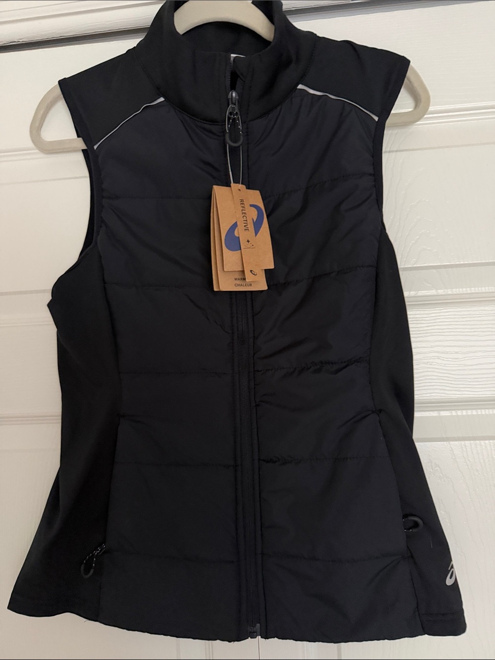 Asics Women's Black Quilted Performance Vest size S